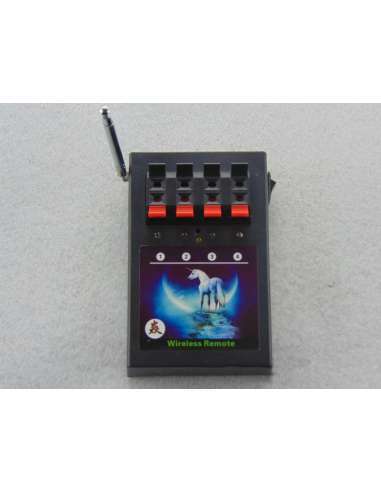 Pack de 3 sistemas de disparo con 4 canales más maleta transporte