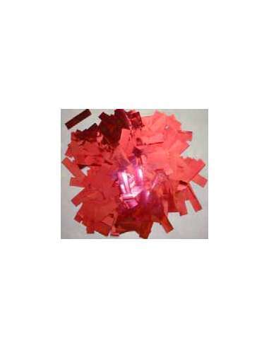Confetti Rosa  Metalizado Rectangular 2X5 cm