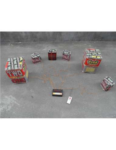 Pack de 3 sistemas de disparo con 4 canales más maleta transporte