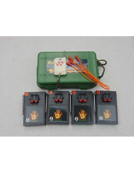 Sistema inalámbrico de ignición pirotecnia 4 sistemas 