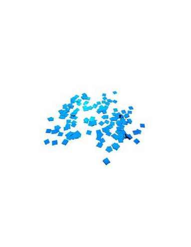 Confetti Azul Metalizado Cuadrado 1X1 cm