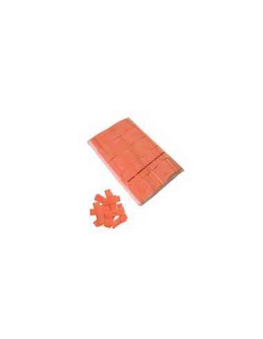 Confetti Naranja Rectangular 2X5 cm Fluorescente