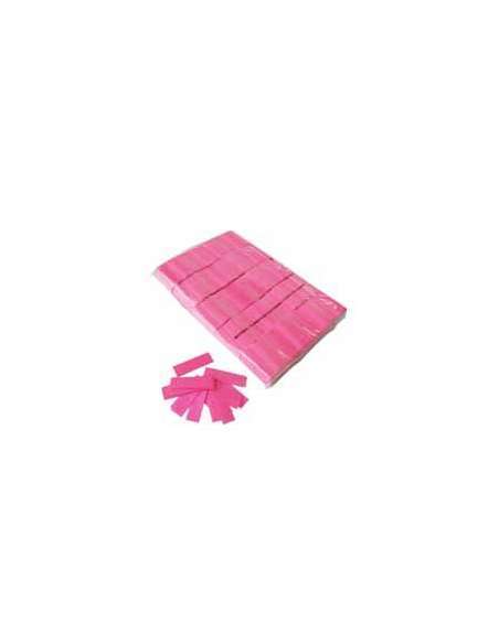 Confetti Rosa Rectangular 2X5 cm Fluorescente